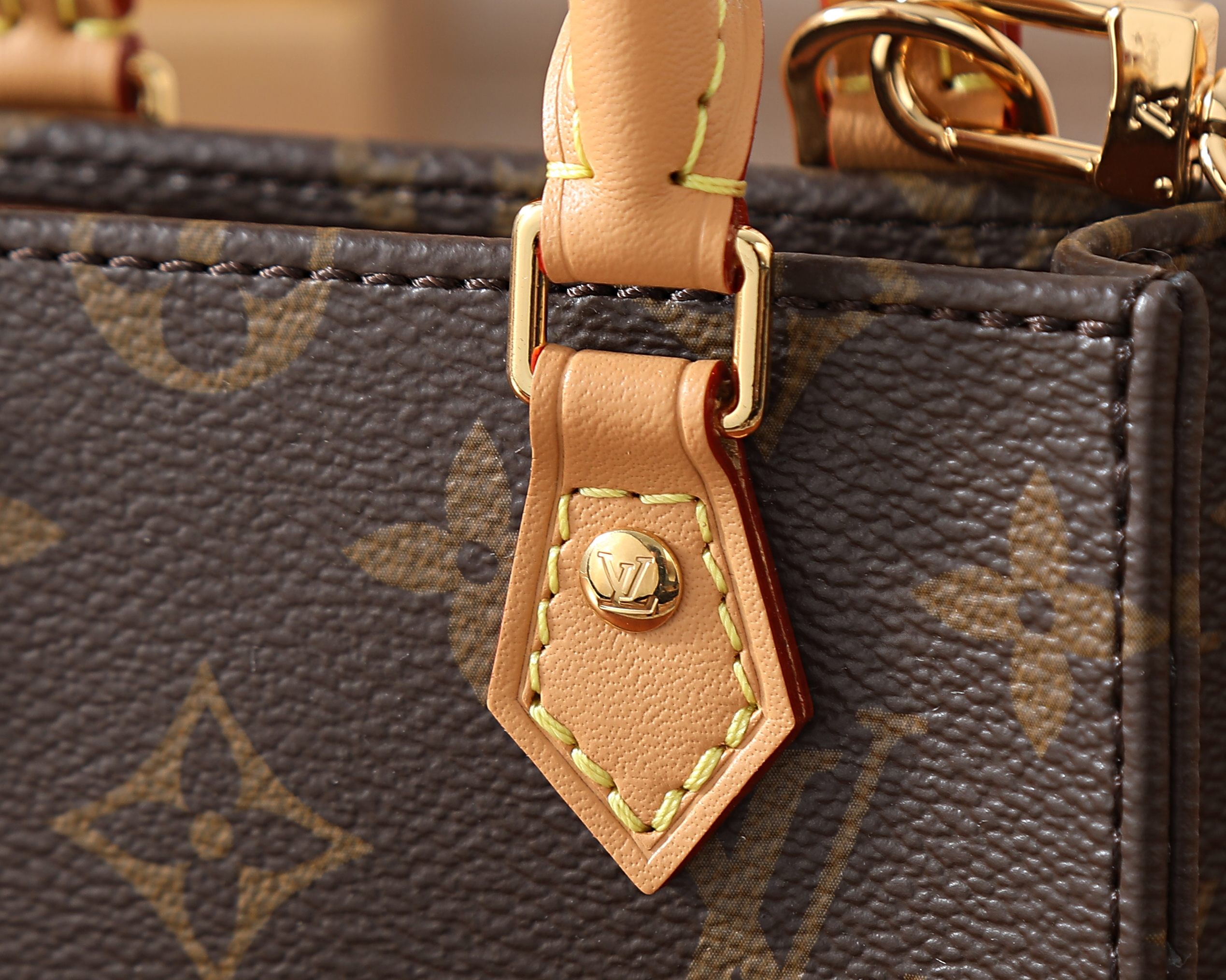 Louis Vuitton Petit Sac Plat Monogram Crossbody Bag - Image 4