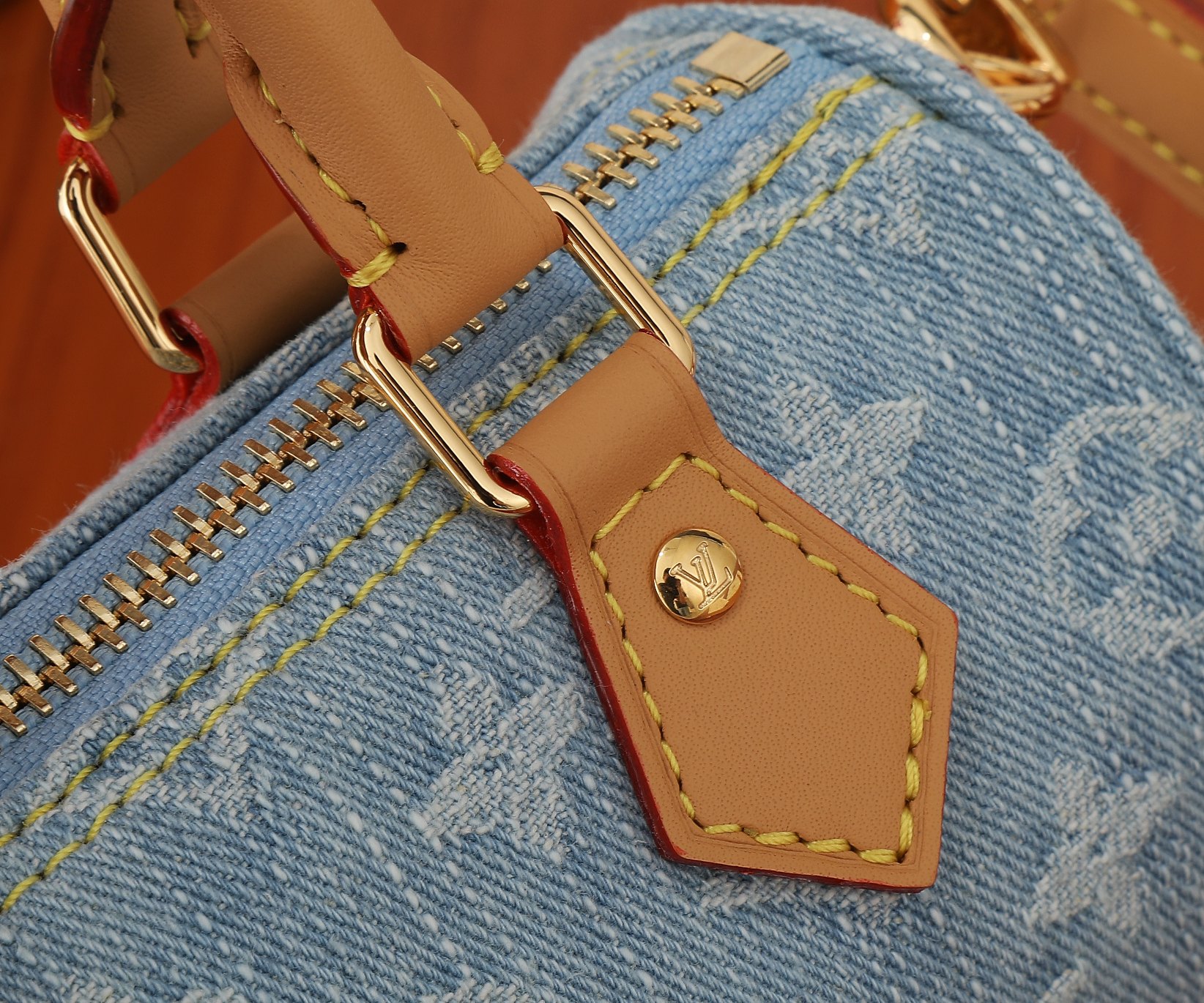 Nano Speedy Monogram Denim Crossbody Bag - Image 4