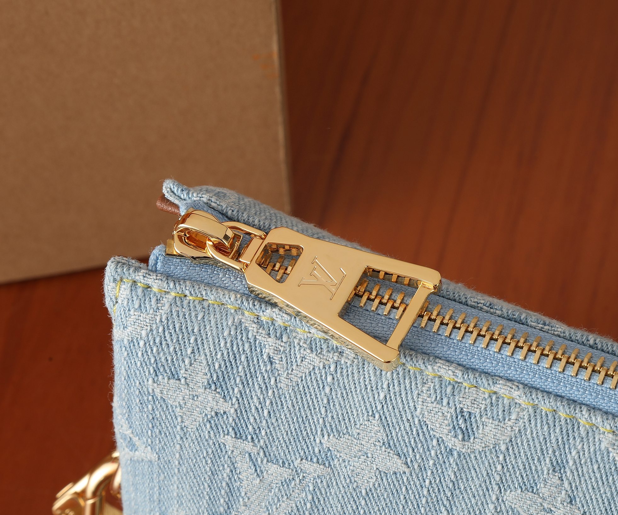 Coussin BB Monogram Denim Crossbody Bag - Image 4