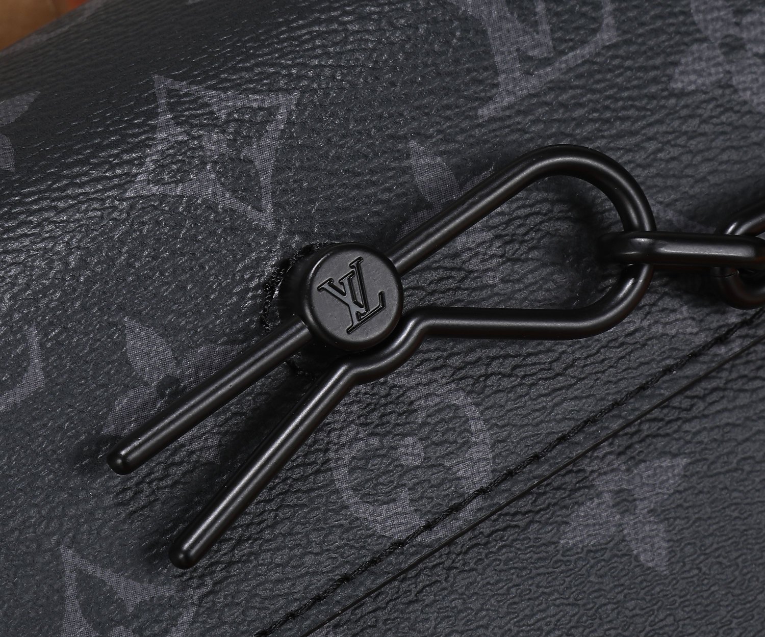Louis Vuitton Steamer Mini Handbag in Monogram Eclipse Canvas - Image 4