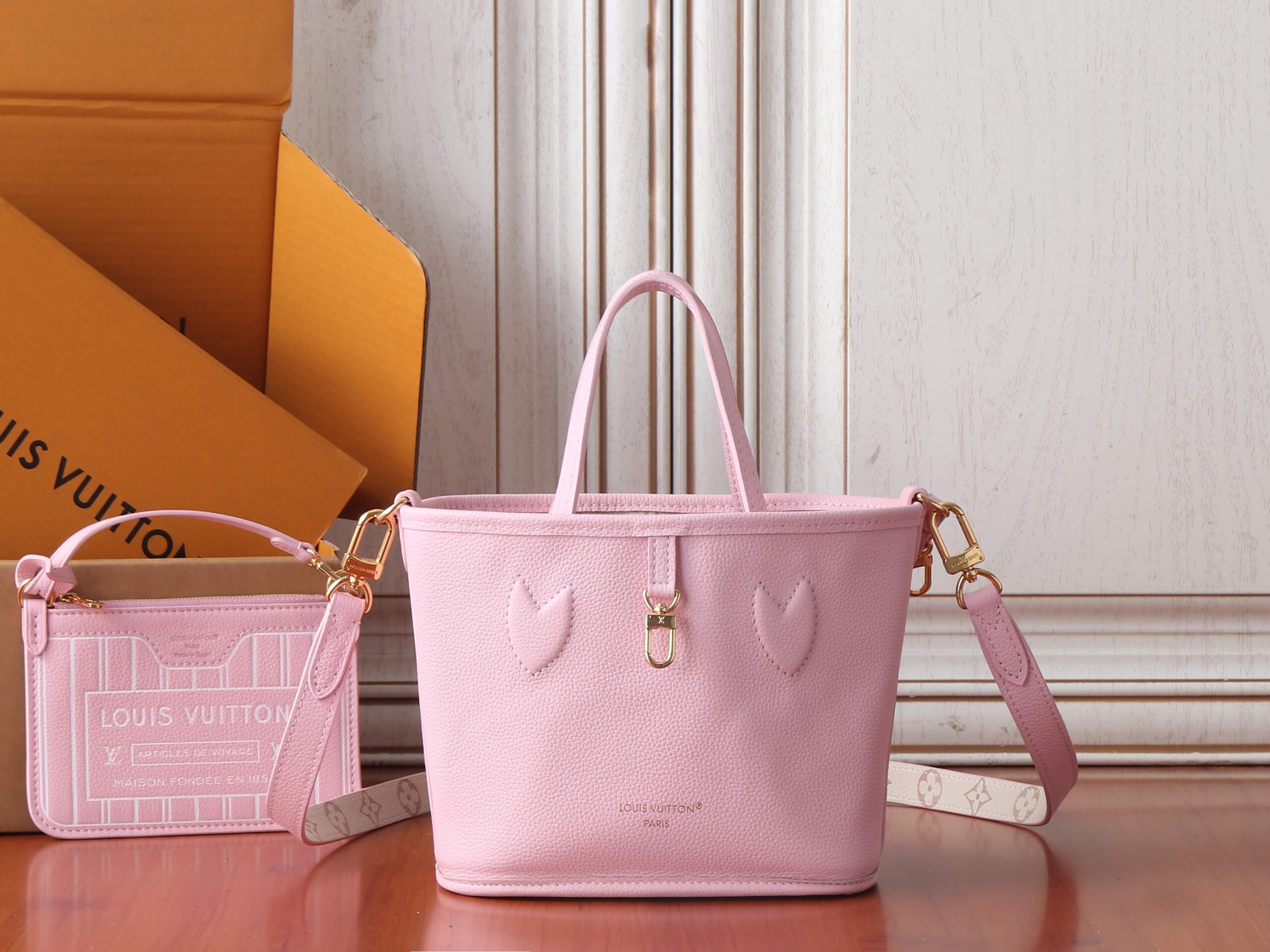 Louis Vuitton Neverfull Inside Out BB Monogram Dune Handbag - Image 4