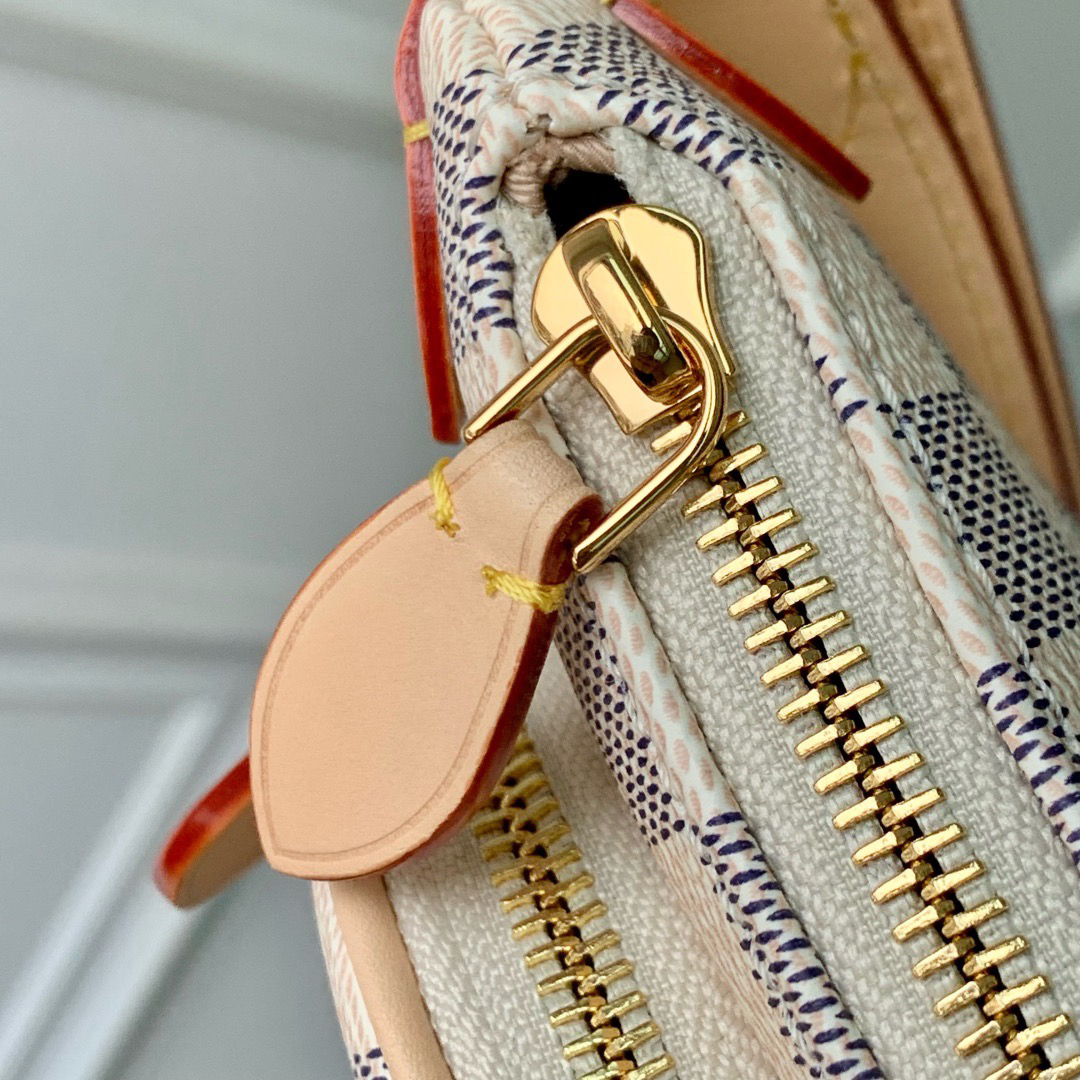 Louis Vuitton Keepit Waist Bag in Damier Azur Canvas - Image 4