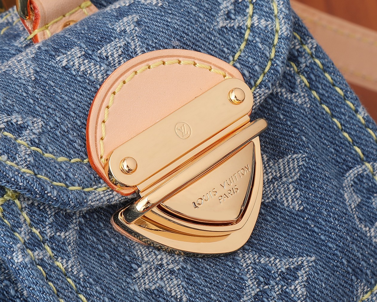 Nano Speedy Handbag in Monogram Denim - Image 4
