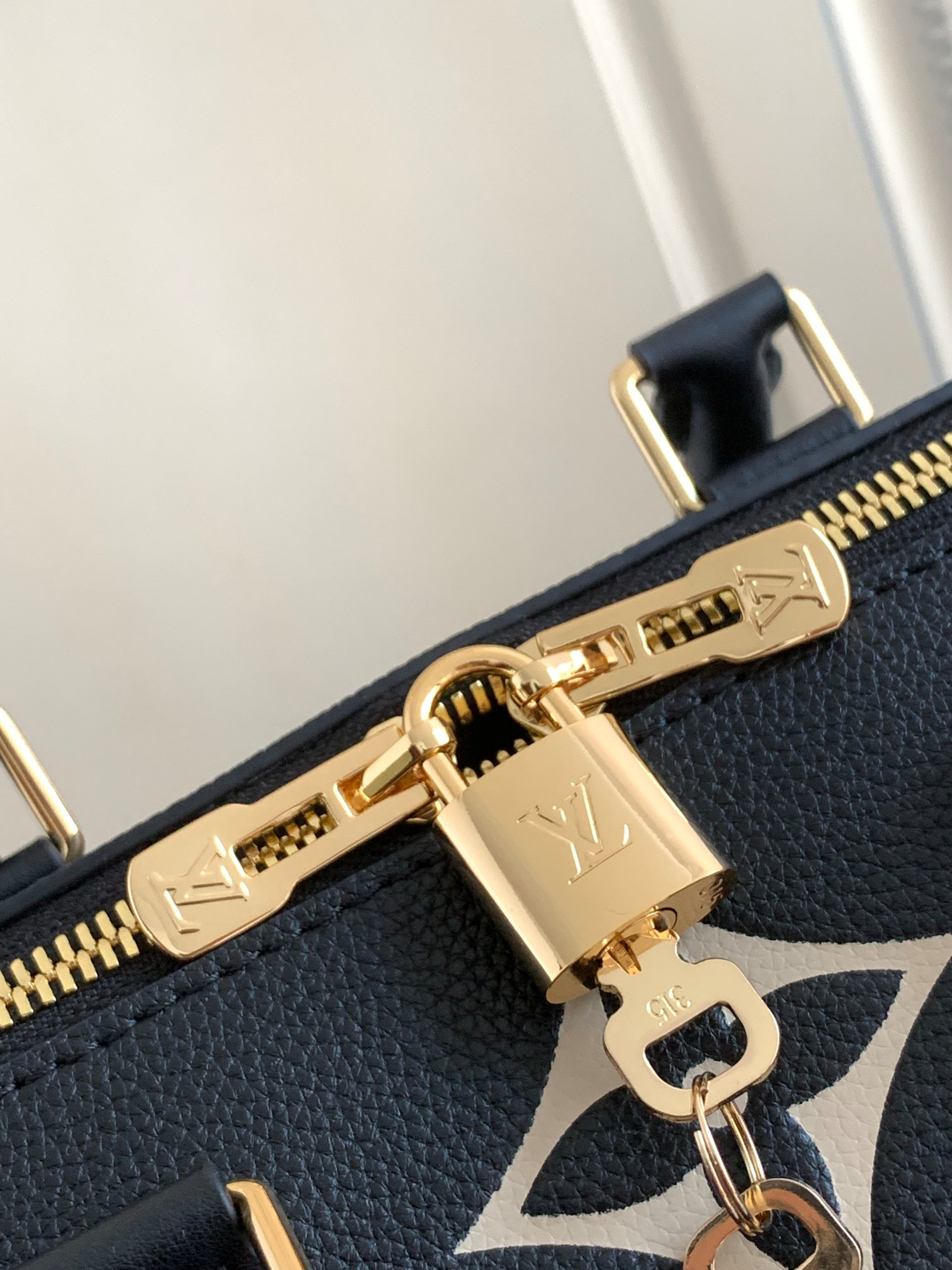 Louis Vuitton Speedy Bandoulière 25 Monogram Empreinte Leather Handbag - Image 4