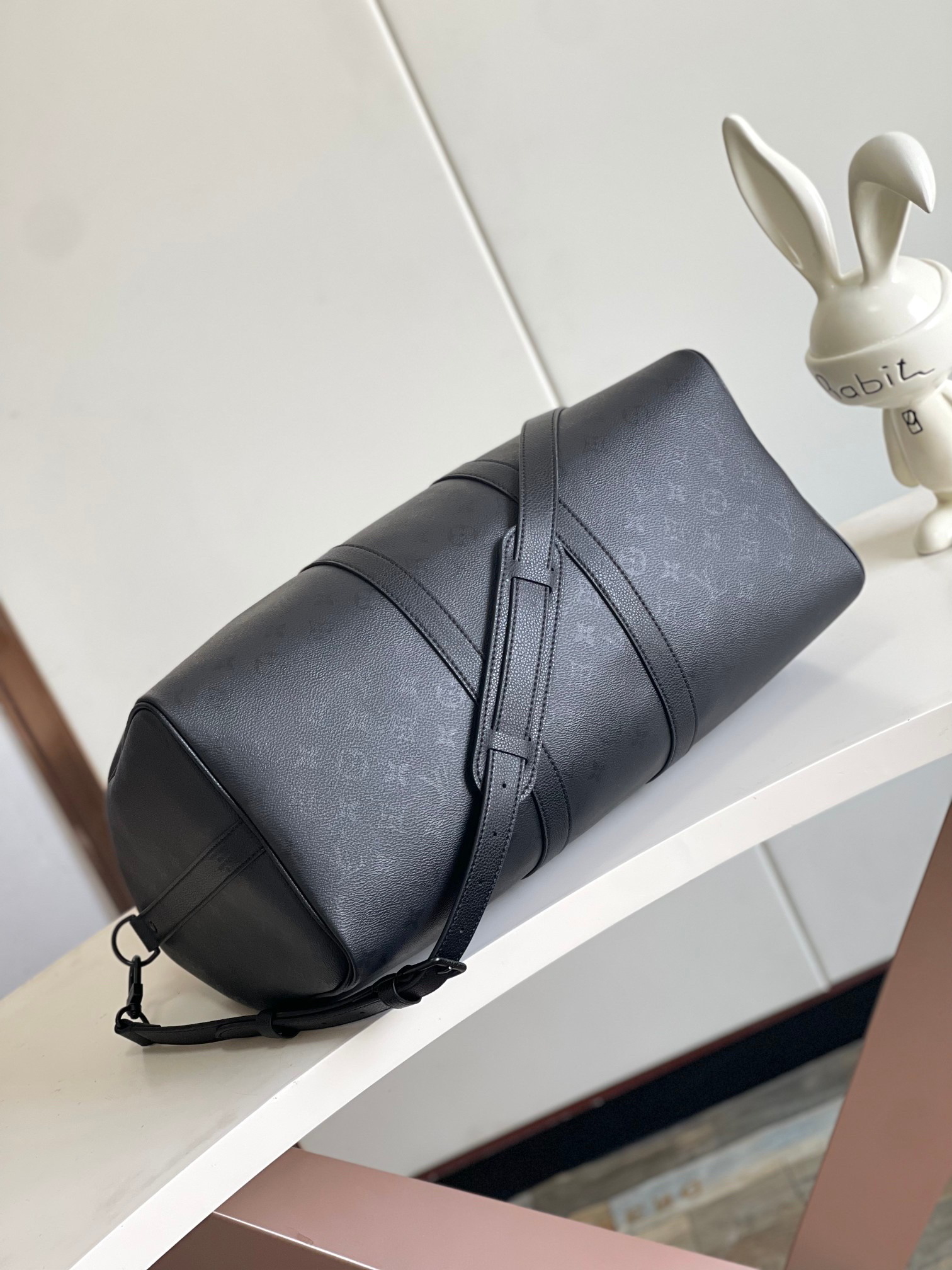 Louis Vuitton Keepall Bandoulière 45 Travel Bag – Monogram Midnight - Image 4