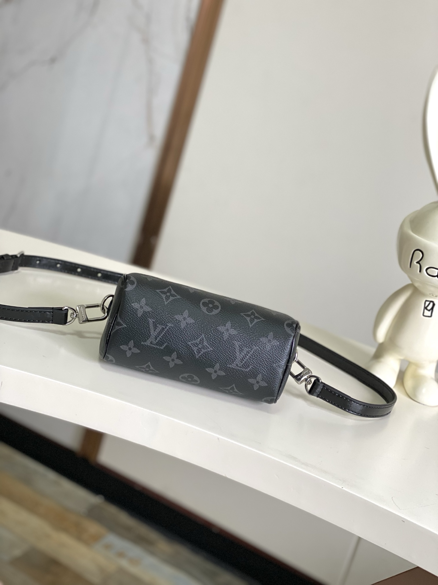 Louis Vuitton Nano Speedy Bag in Monogram Eclipse Canvas - Image 4