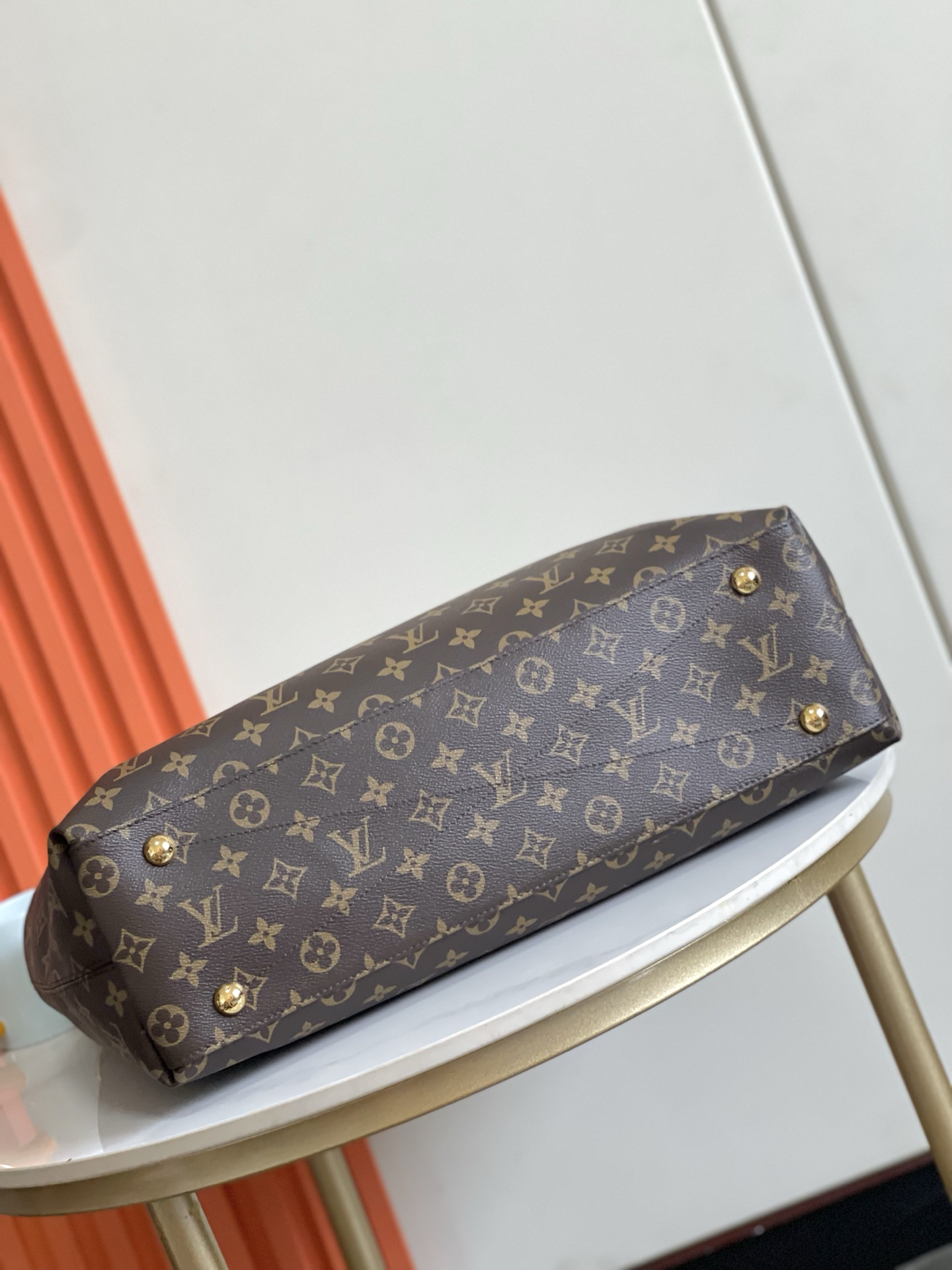 Artsy Monogram Canvas Tote Bag - Image 4