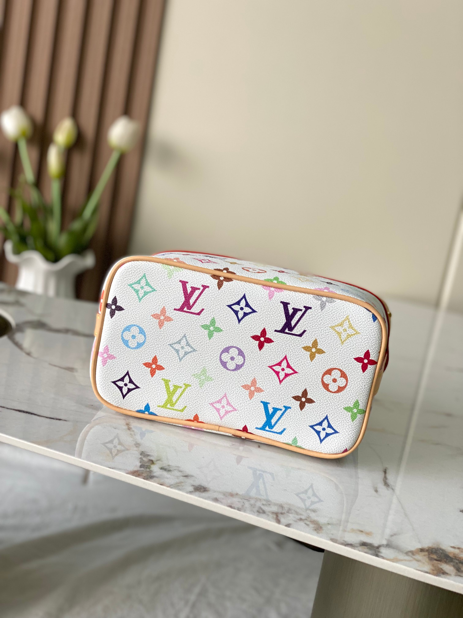 Louis Vuitton Cruiser Handbag in Monogram Multicolore Canvas - Image 4