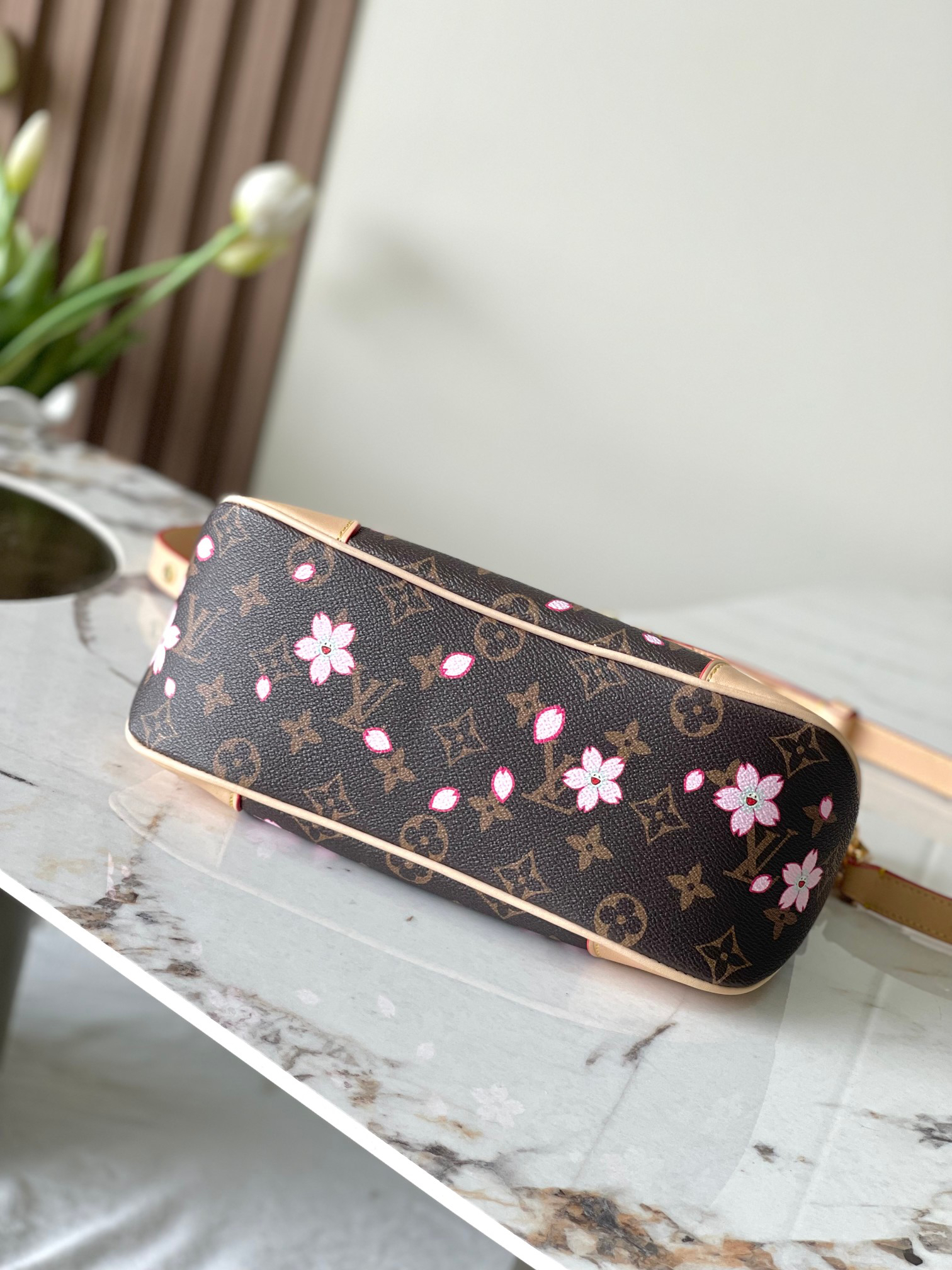 Louis Vuitton Boulogne Shoulder Bag – Cherry Blossom Monogram - Image 4