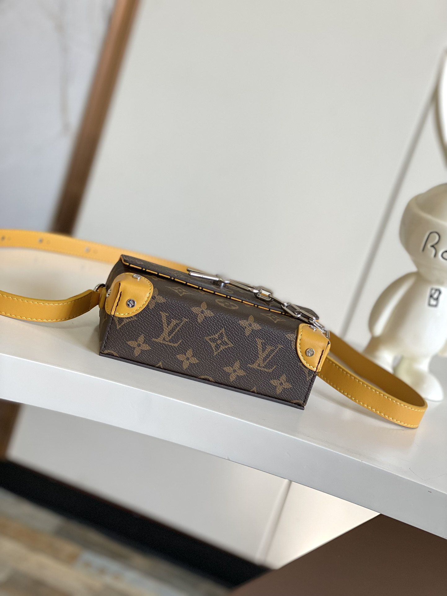 Louis Vuitton Steamer Mini Crossbody Bag M12811 in Monogram Eclipse Canvas - Image 4
