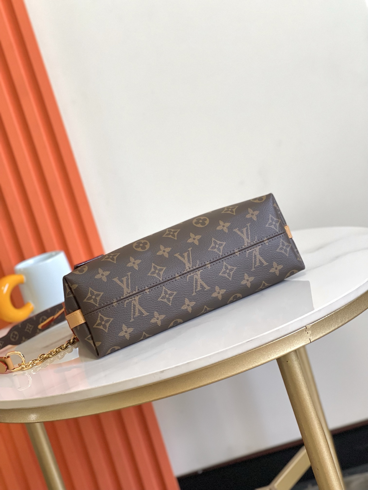Louis Vuitton CarryAll BB Monogram Canvas Chain Bag - Image 4