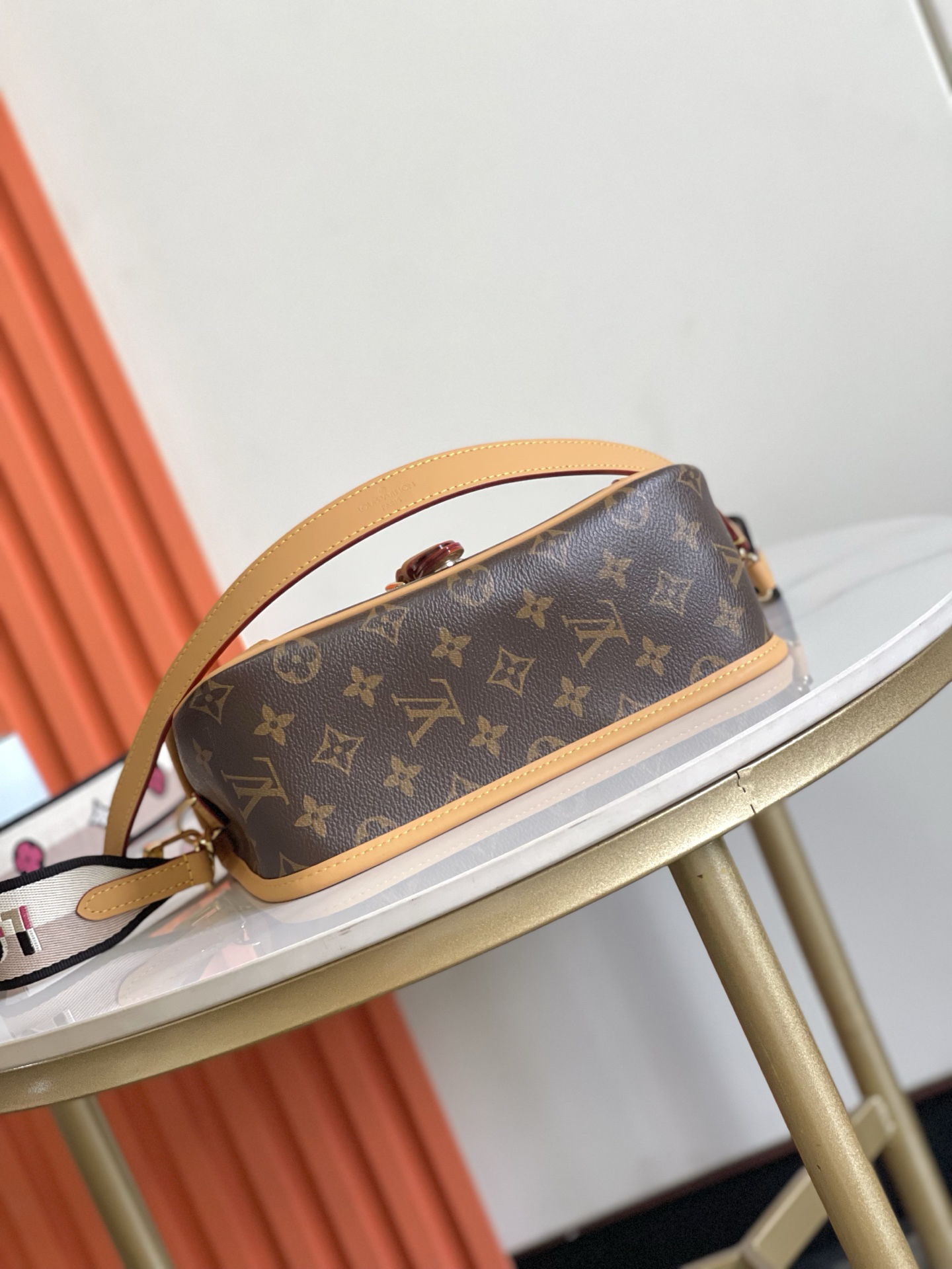 Diane Monogram Canvas Crossbody Bag - Image 4