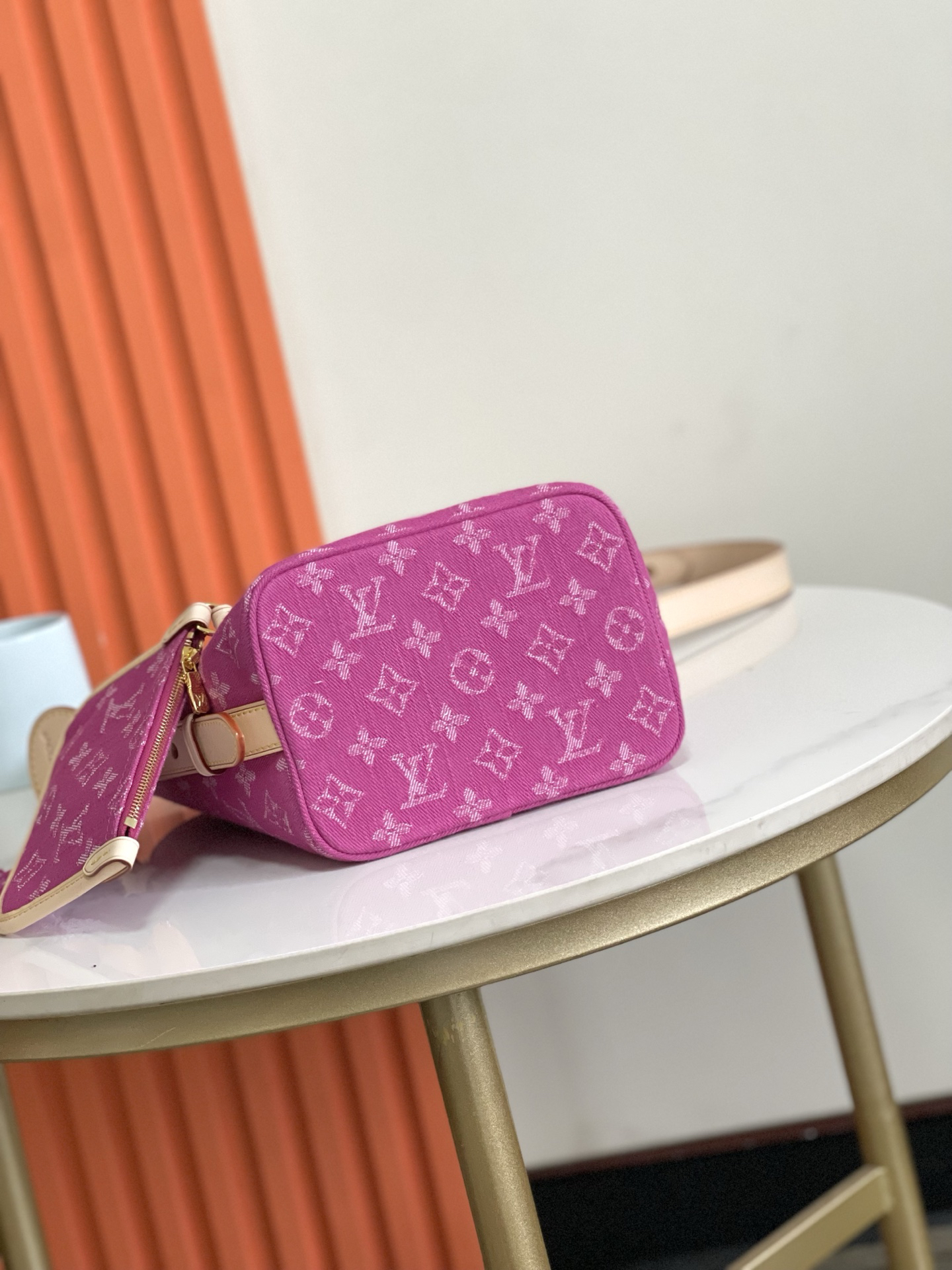 Louis Vuitton All In BB Denim Bucket Bag M28107 - Image 4