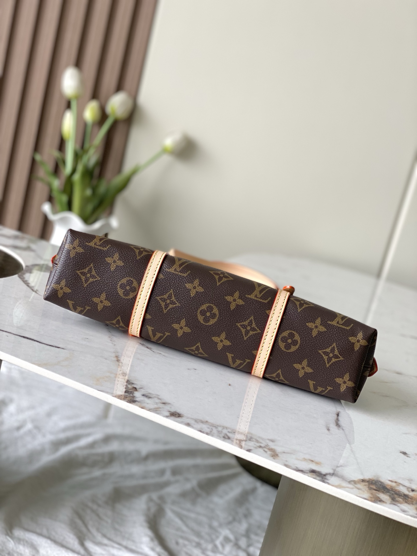 Squire East West Monogram Handbag, Small - Image 4