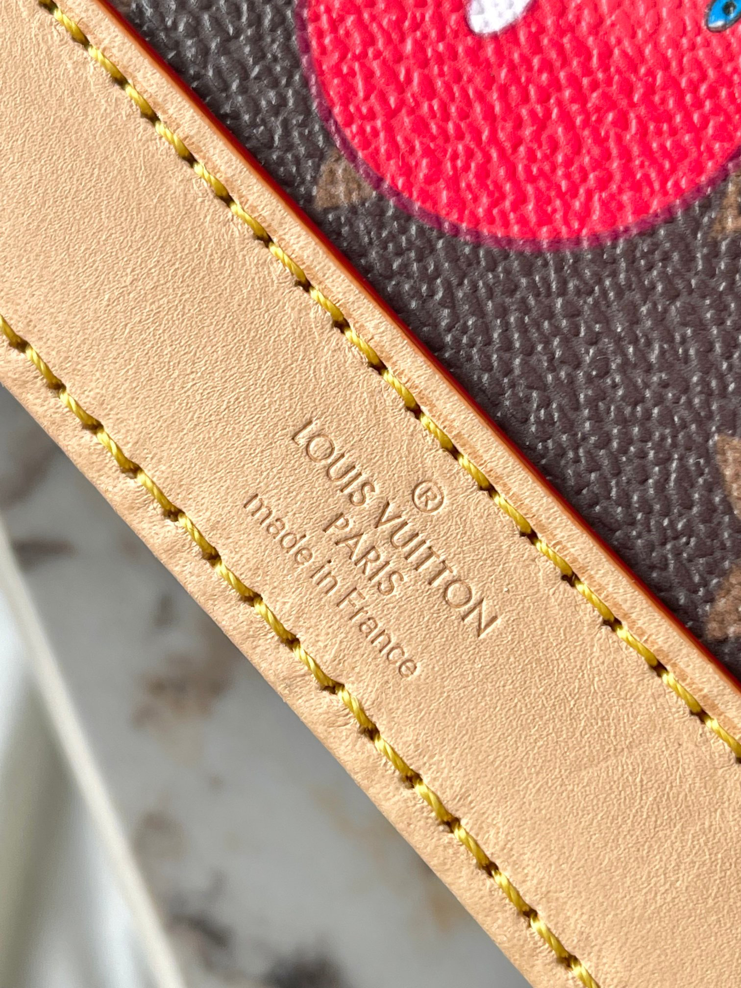 Louis Vuitton Nano Alma Cherry Monogram Handbag - Image 4