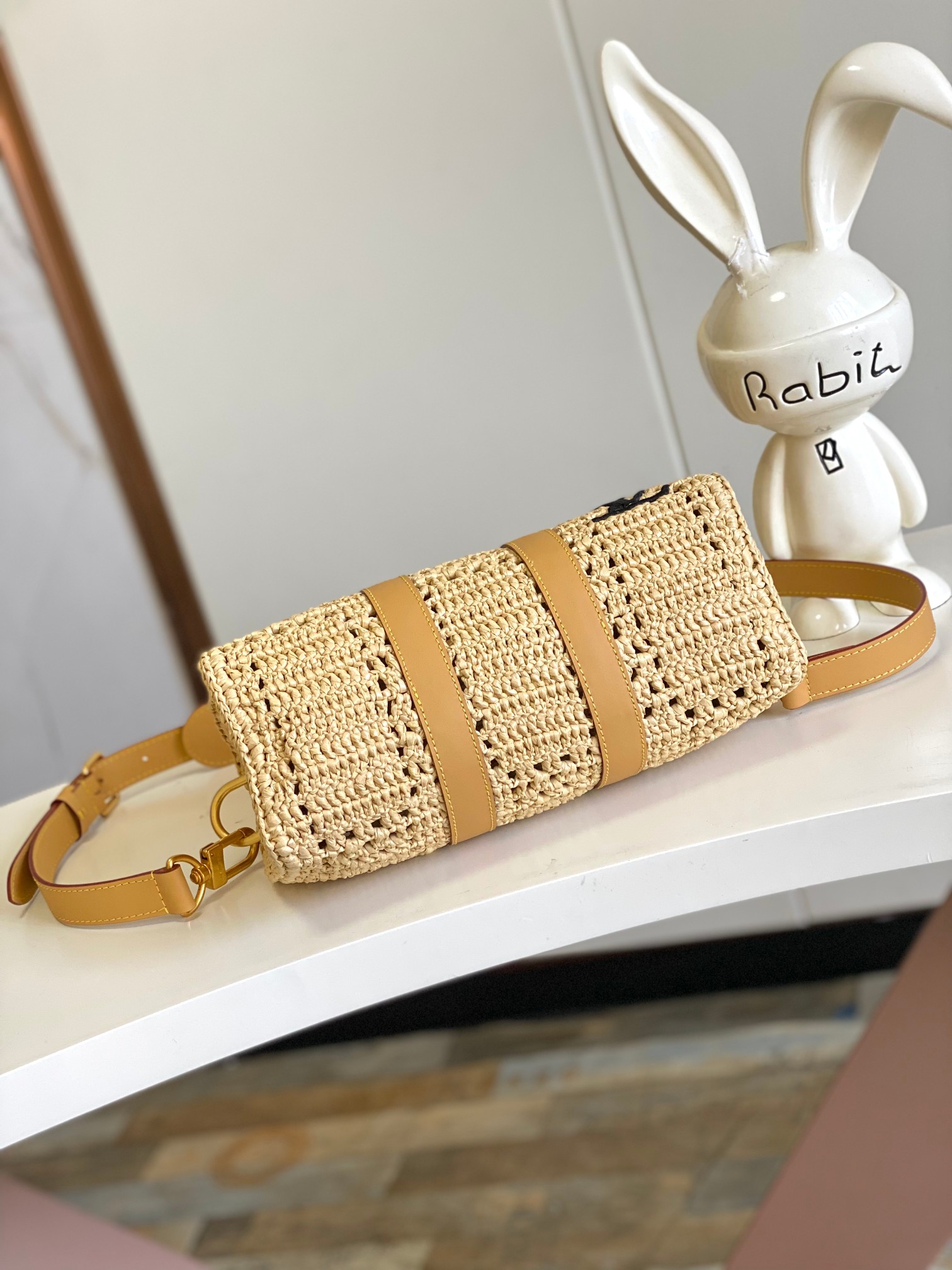 Keepall Bandoulière 25 Woven Shoulder Bag - Image 4