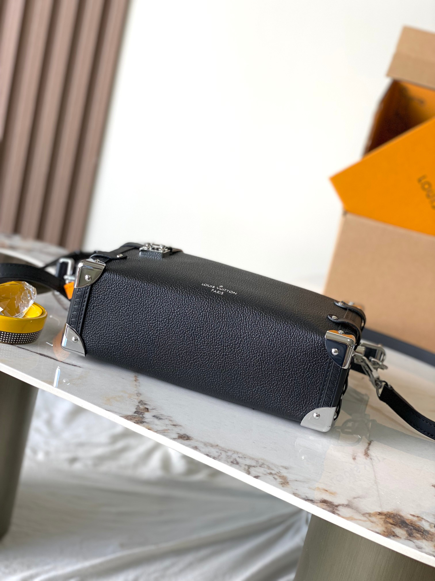 Side Trunk Medium Crossbody Bag - Image 4