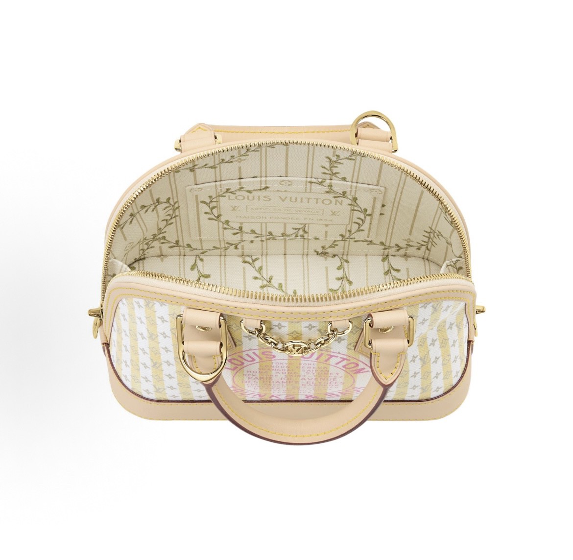 Louis Vuitton Alma BB Multicolor Coated Canvas Crossbody Bag - Image 4