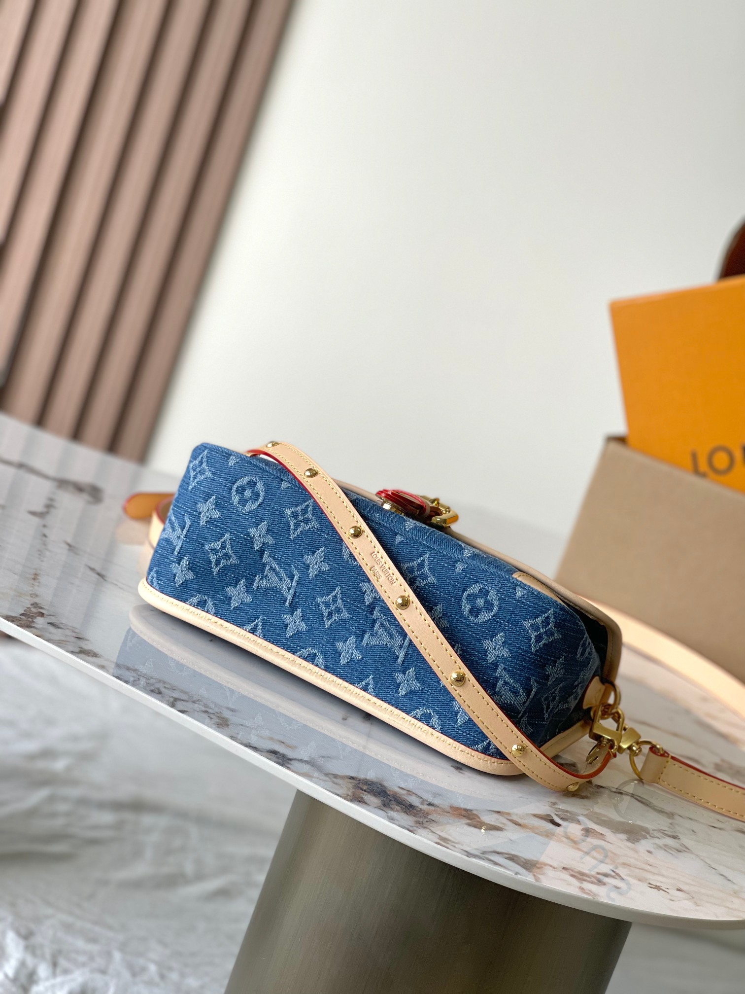 Diane Denim Crossbody Bag M13070 - Image 4