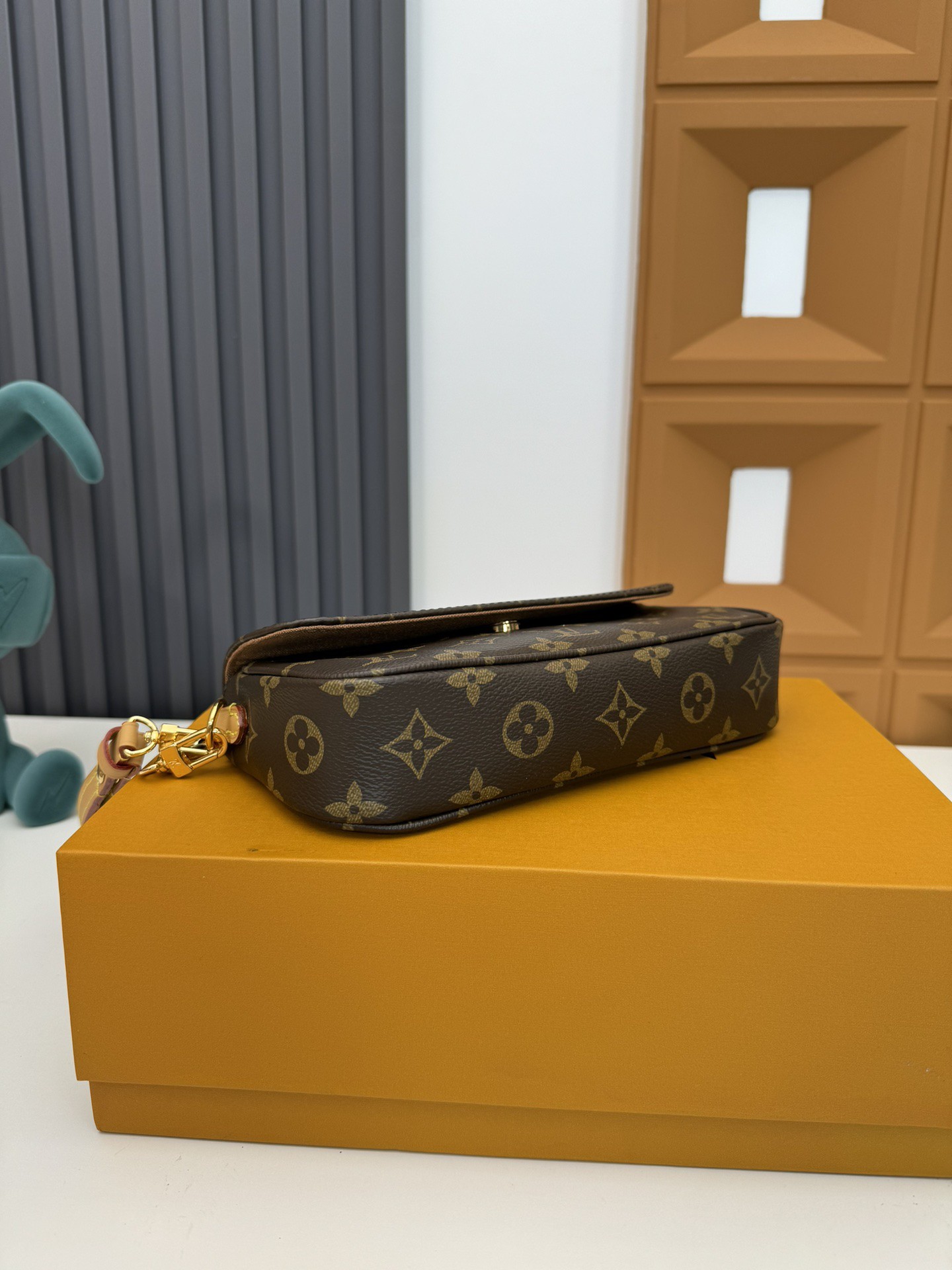 Wallet On Chain Monogram Crossbody Bag - Image 4