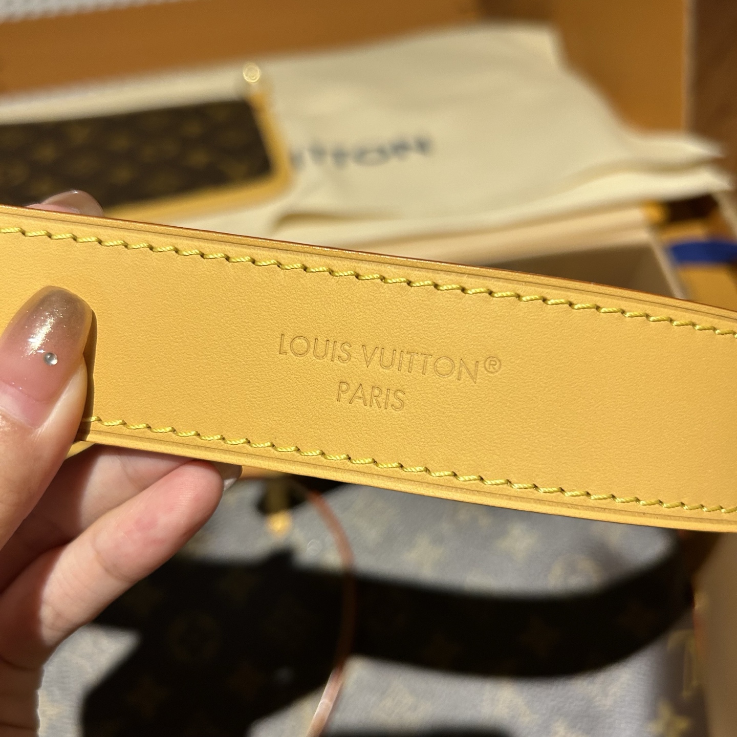 Louis Vuitton CarryAll M46203 Monogram Leather Handbag - Image 4