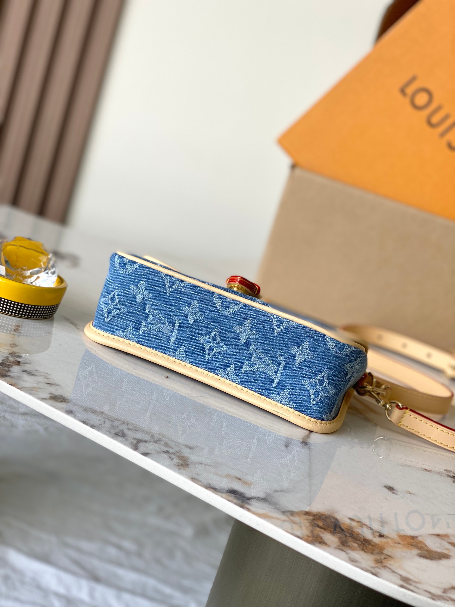 Nano Diane Denim Shoulder Bag - Image 4