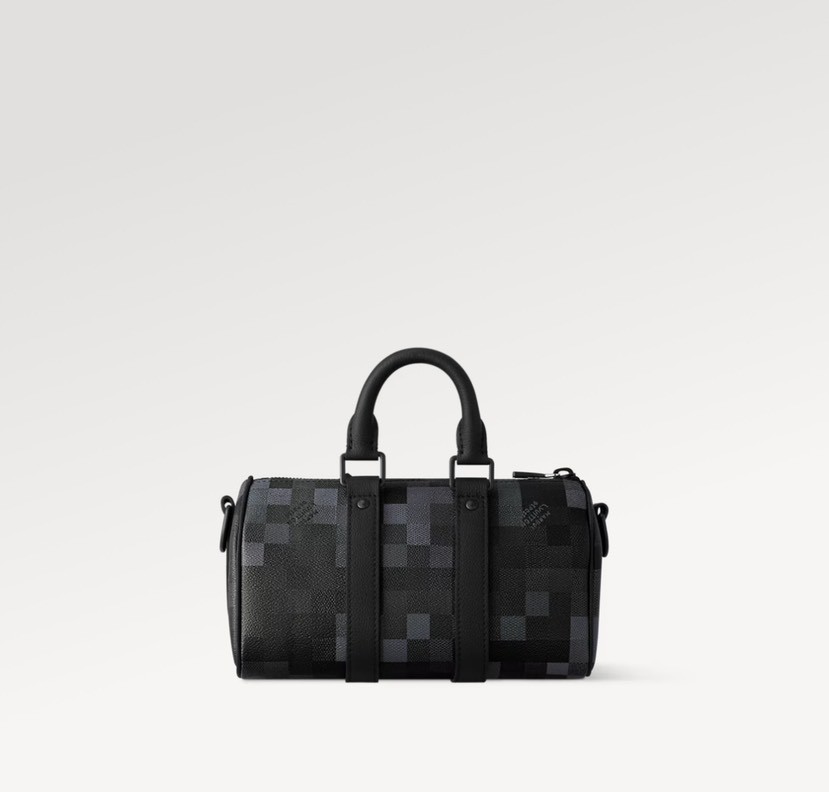 Louis Vuitton Keepall Bandouliere 25 Damoflage Black - Image 4