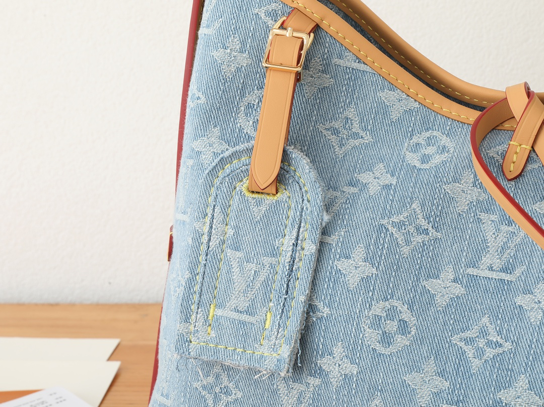 Carryall Small Handbag in Monogram Denim - Image 4