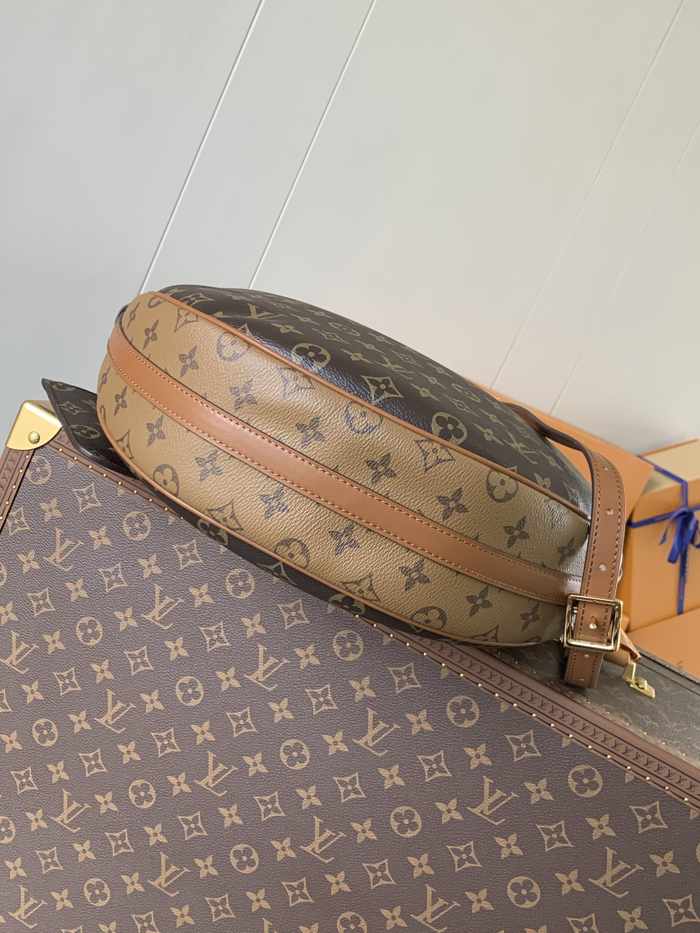 Louis Vuitton M46311 Large Moon Shoulder Bag in Classic Monogram Canvas - Image 4