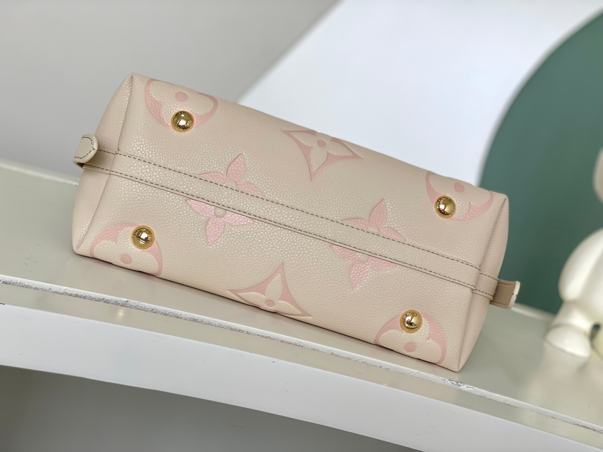 Louis Vuitton CarryAll PM Handbag in Monogram Empreinte Leather, M24141, White - Image 4