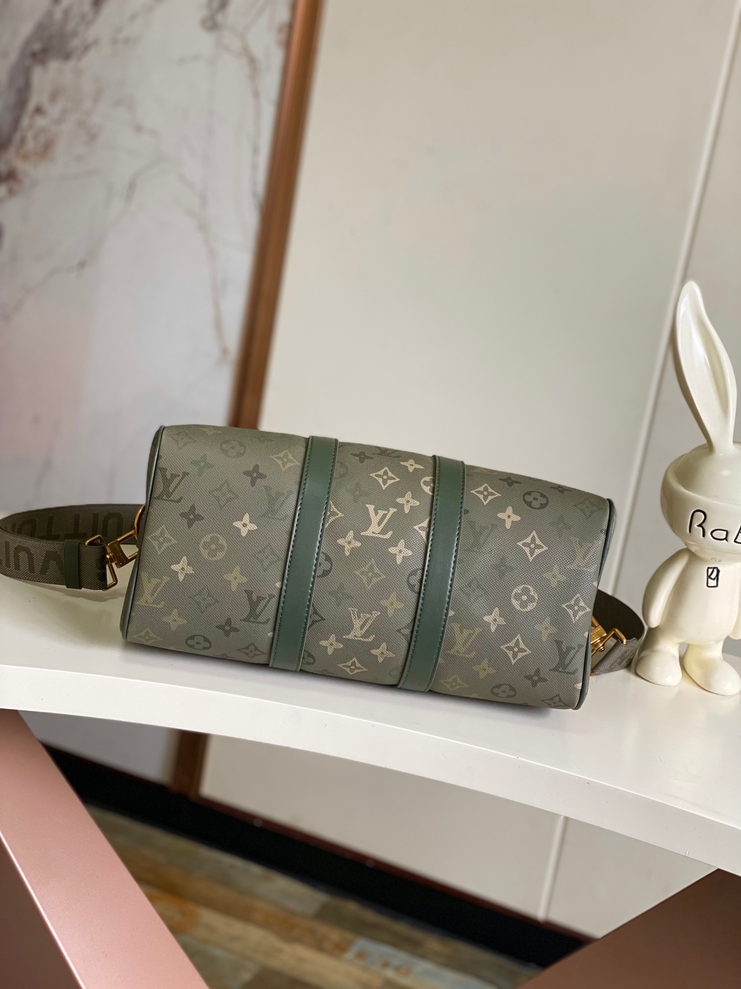 Louis Vuitton Keepall Bandoulière 35 Monogram Surplus Travel Bag - Image 4
