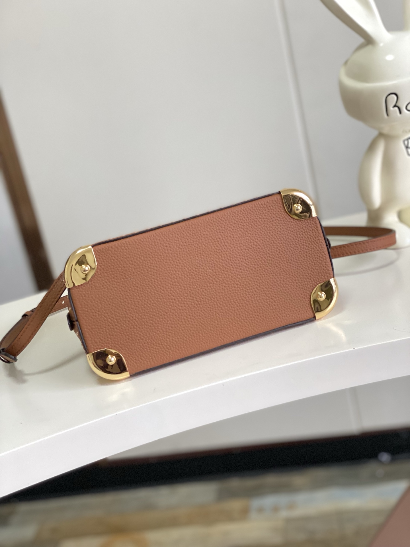 Louis Vuitton Alma Trunk BB Leather Crossbody Bag - Image 4