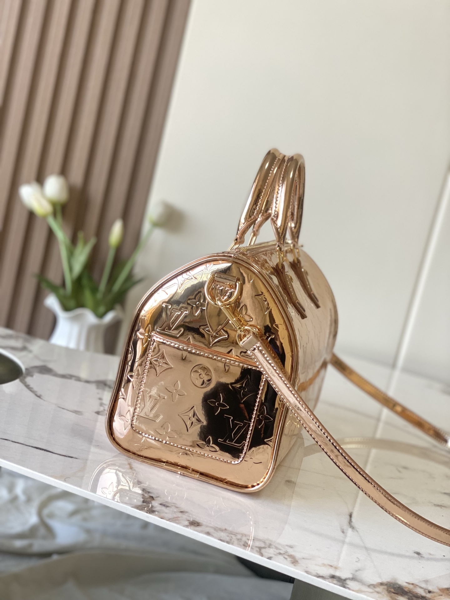 Speedy Bandoulière 25 Monogram Mirror Shoulder Bag - Image 4