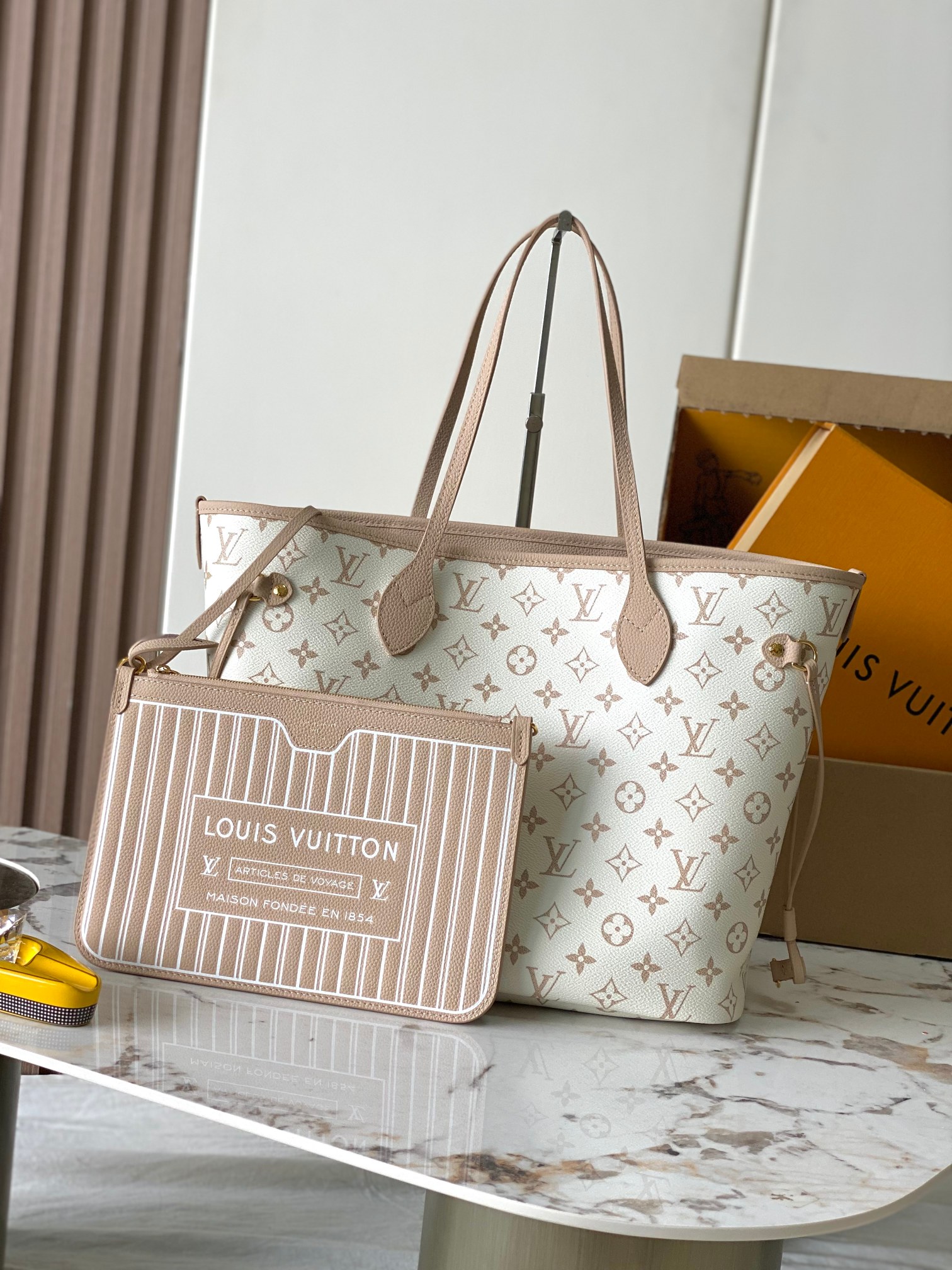 Louis Vuitton Neverfull Inside Out MM Tote Bag - Image 4