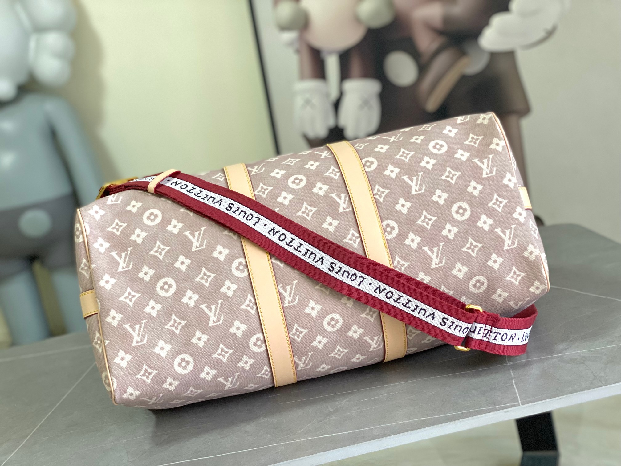 Louis Vuitton Keepall Bandoulière 45 Travel Bag - Image 4