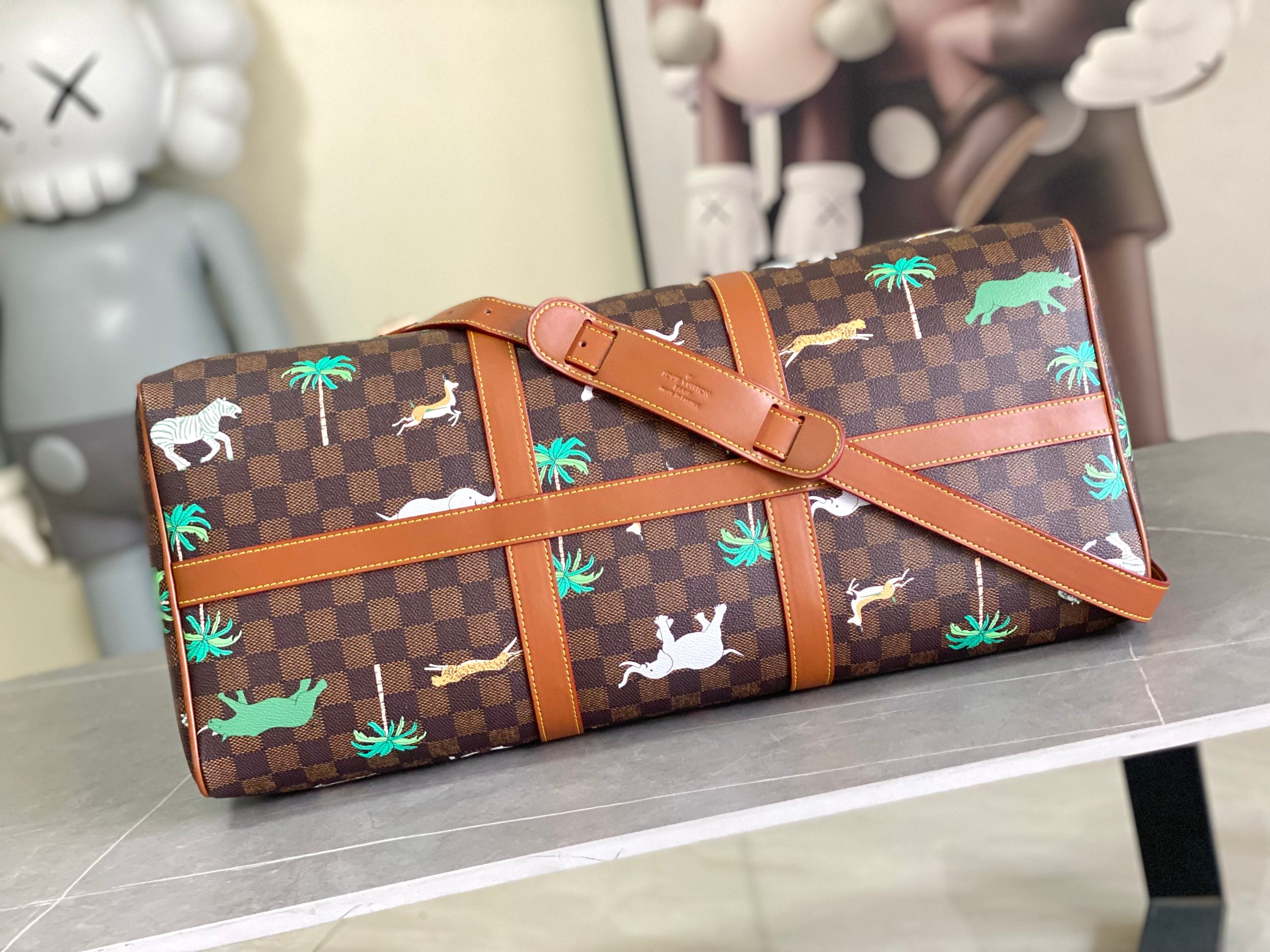 Louis Vuitton Heritage Keepall 50 Travel Bag - Image 4