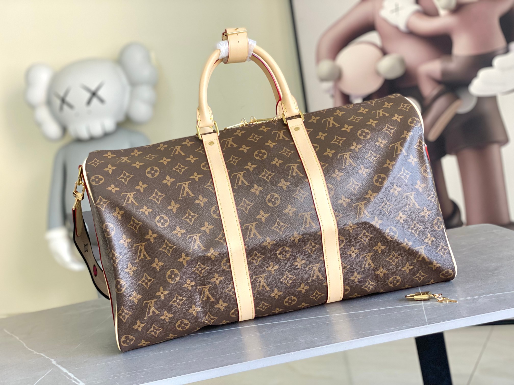 Louis Vuitton Keepall Monogram Travel Bag - Image 4