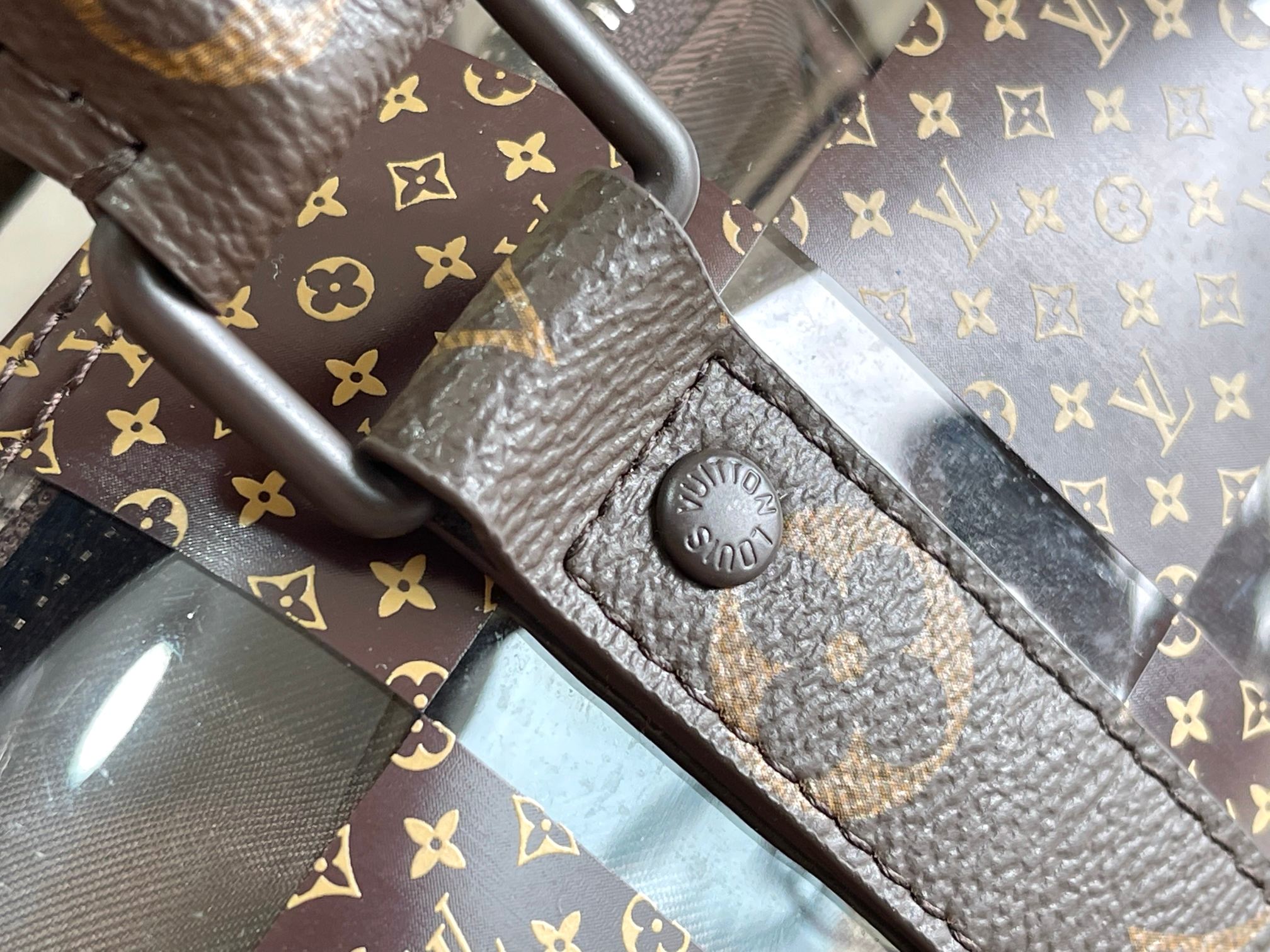 Louis Vuitton M20872 Keepall Mini Travel Bag in Monogram Macassar - Image 4