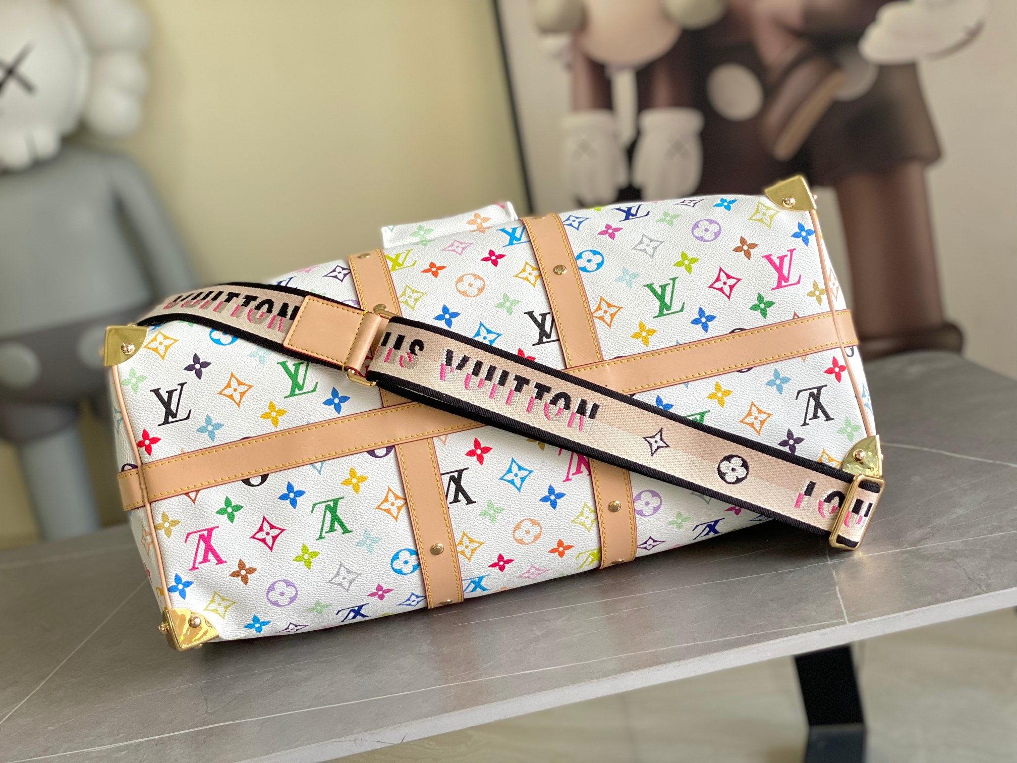 Louis Vuitton Keepall Bandoulière 45 Travel Bag - Image 4