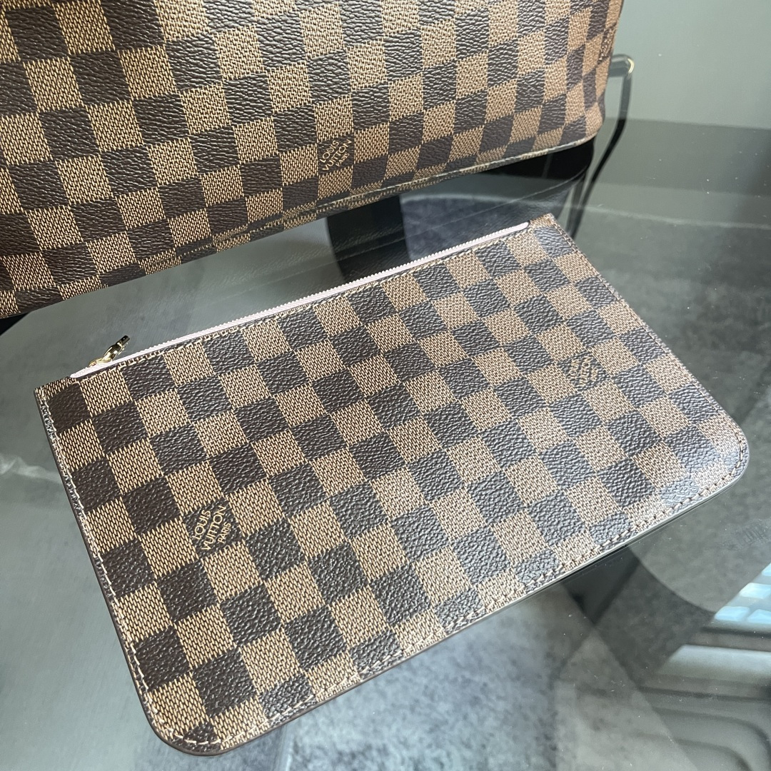 Louis Vuitton Neverfull MM Tote Bag M41603 - Damier Ebene - Image 4