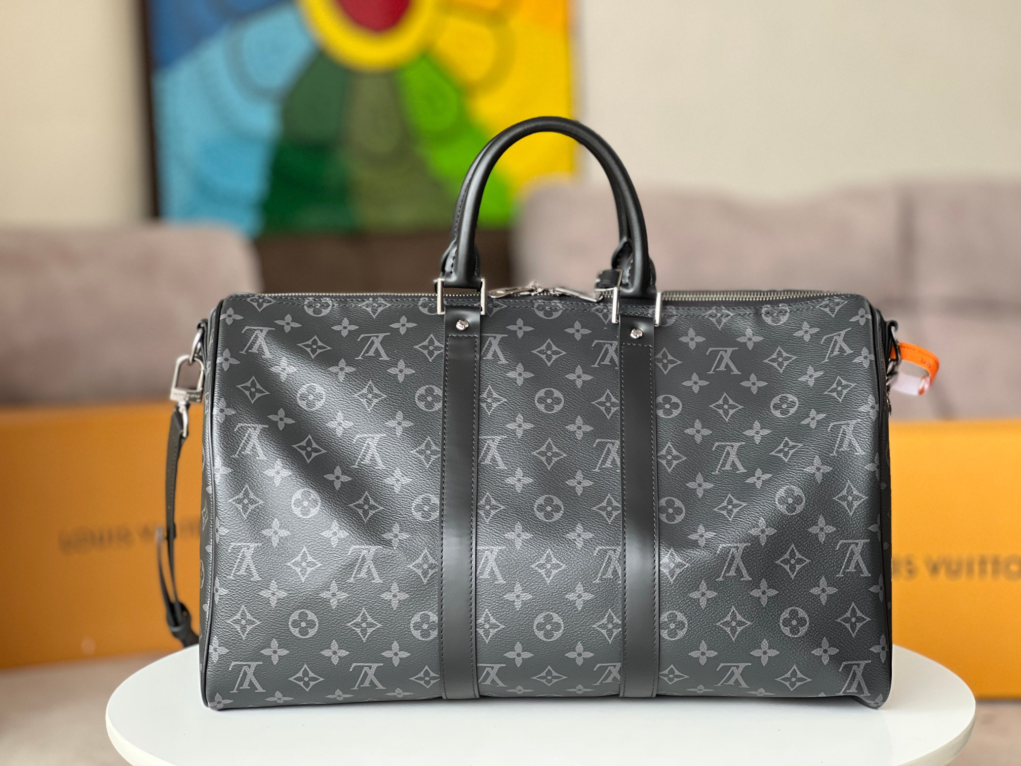 Louis Vuitton Keepall 45 Travel Bag - Image 4