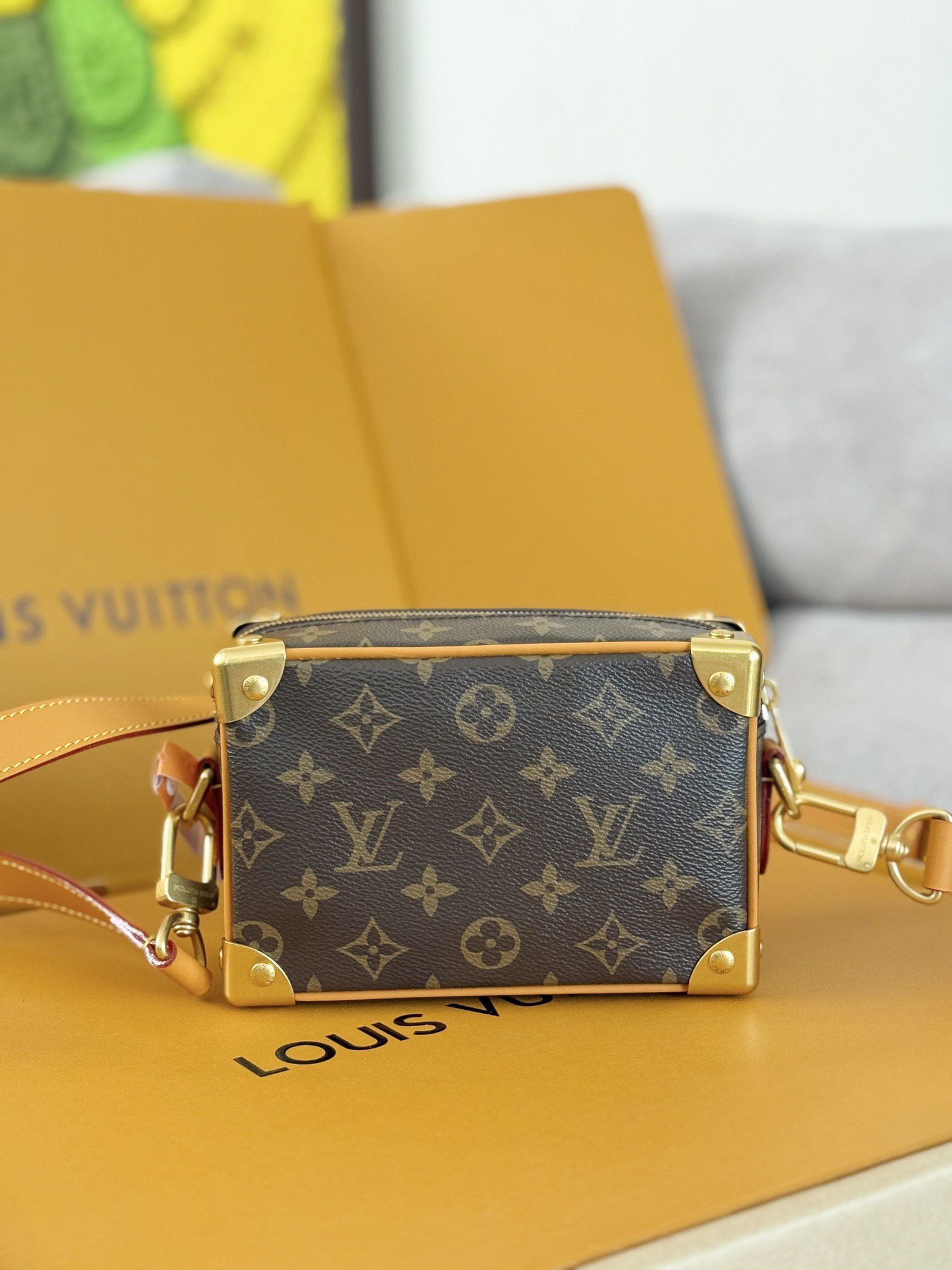 Louis Vuitton Mini Soft Trunk Monogram Handbag M14729 - Image 4
