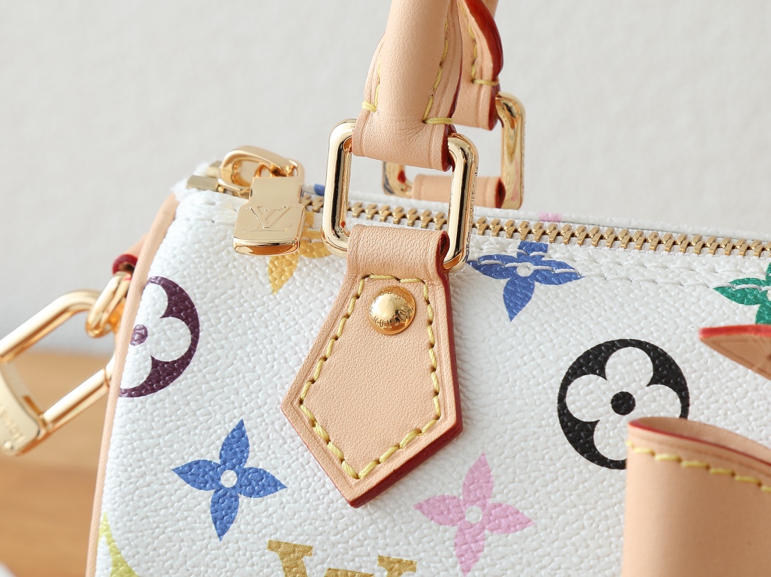 Louis Vuitton Nano Speedy Handbag in Monogram Coated Canvas - Image 4