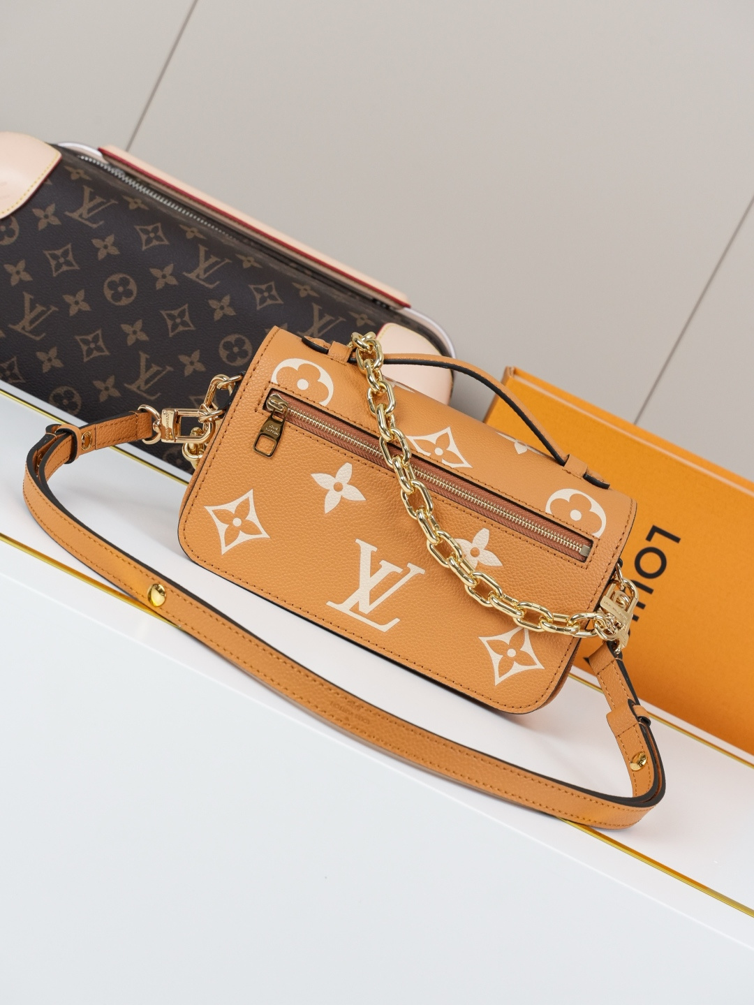 Louis Vuitton Pochette Métis East West Shoulder Bag in Monogram Empreinte Leather - Image 4