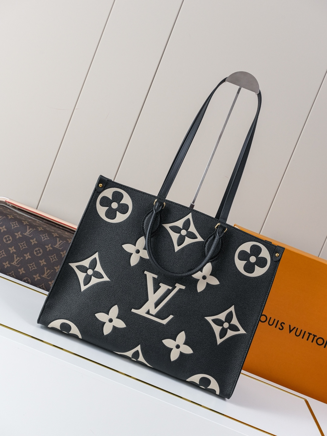 OnTheGo Large Monogram Empreinte Leather Tote Bag - Image 4
