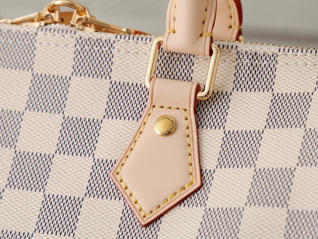 Louis Vuitton Speedy Bandoulière 25 Handbag in Damier Azur Canvas - Image 4