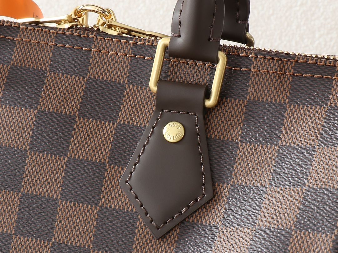 Louis Vuitton Speedy Bandoulière 25 Handbag in Damier Ebene Canvas - Image 4