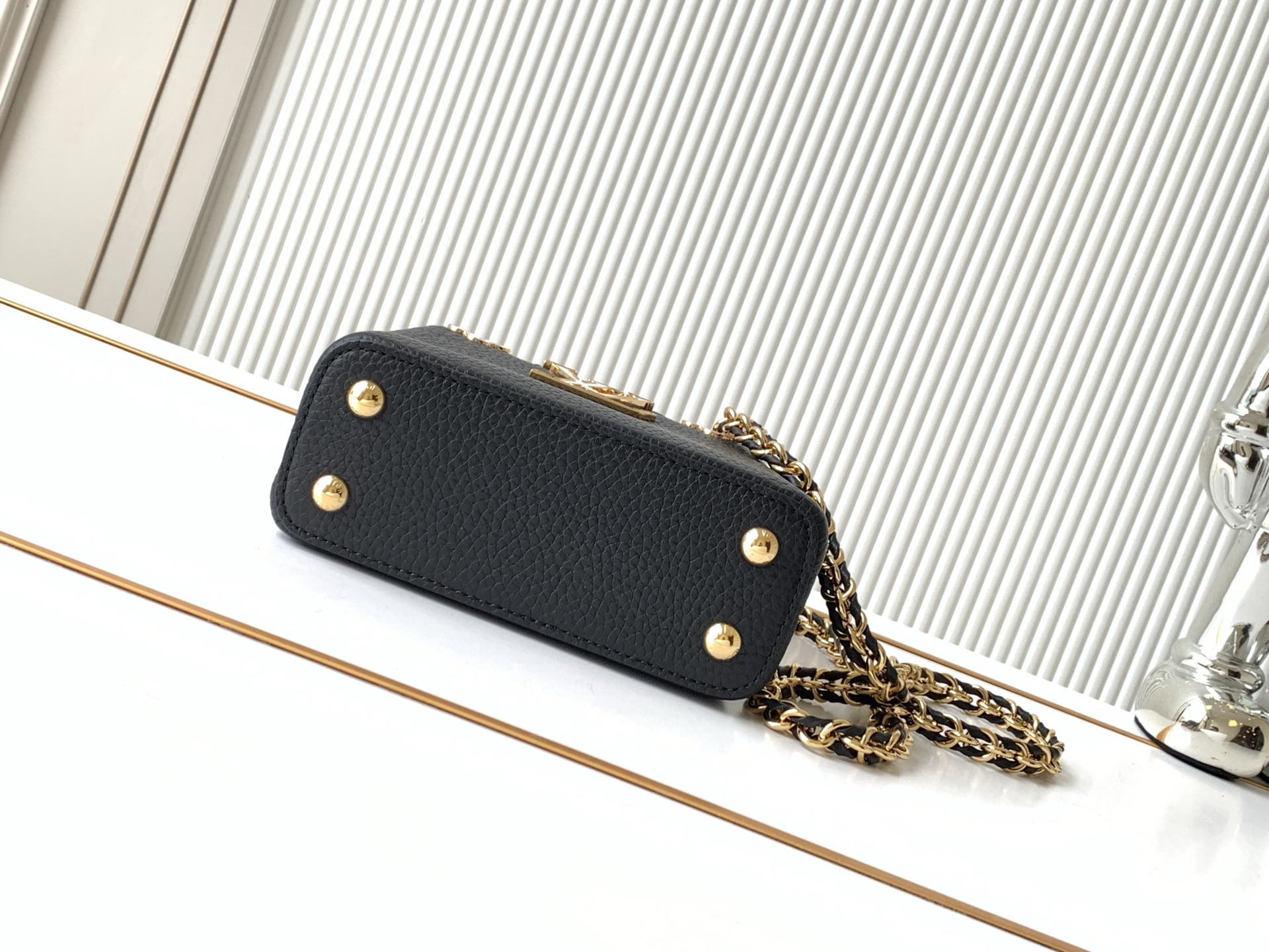 Louis Vuitton Nano Capucines Flower Crown Handbag - Image 4