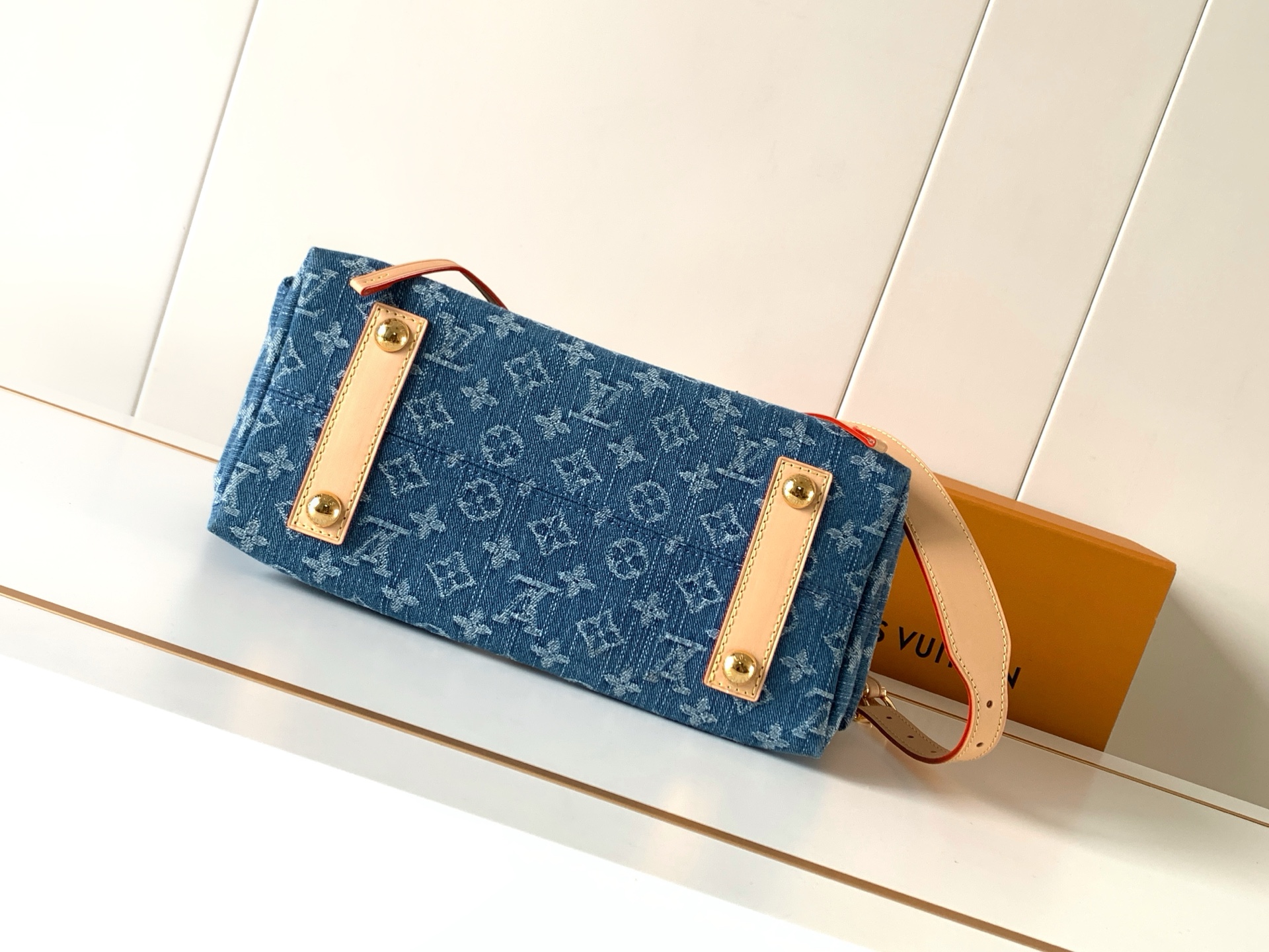 Carryall Cargo Small Denim Handbag - Image 4