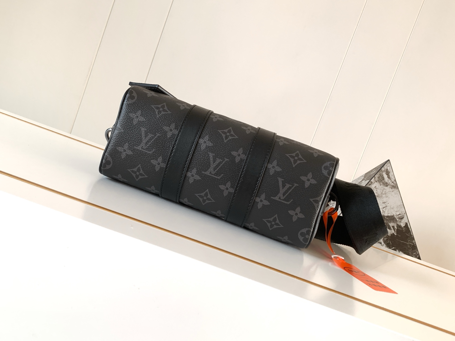 Louis Vuitton Keepall 25 Monogram Eclipse Reverse Canvas Bag - Image 4